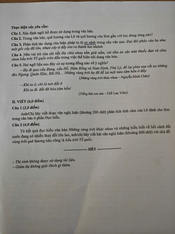 Thi tốt nghiệp THPT 2025: Thí sinh Phú Yên bật khóc khi đọc đề ngữ văn Thi tốt nghiệp THPT 2025: Thí sinh Phú Yên bật khóc khi đọc đề ngữ văn
