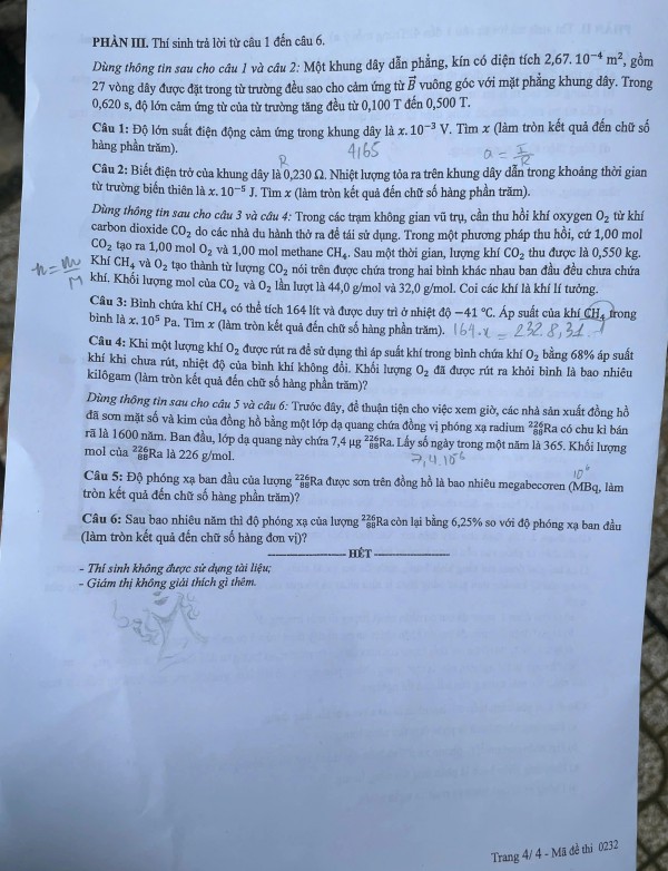 Thi tốt nghiệp THPT 2025: Đề chính thức môn vật lý Thi tốt nghiệp THPT 2025: Đề chính thức môn vật lý