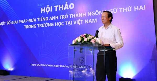 Tiếng Anh là ngôn ngữ thứ 2 trong trường học: TP.HCM đề xuất 8 giải pháp