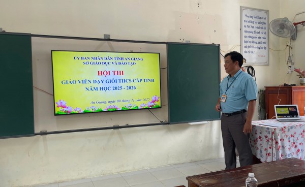 Tôi đi thi giáo viên dạy giỏi