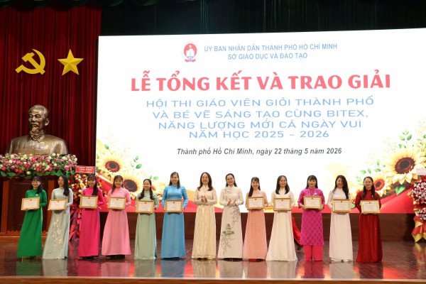 Tôn vinh những giáo viên mầm non TP.HCM không ngừng sáng tạo