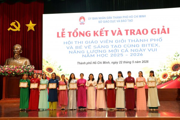 Tôn vinh những giáo viên mầm non TP.HCM không ngừng sáng tạo