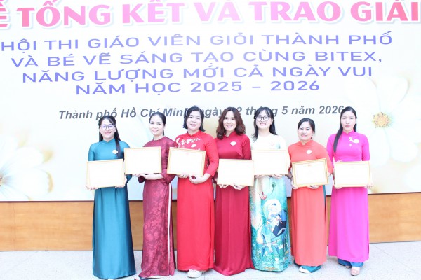 Tôn vinh những giáo viên mầm non TP.HCM không ngừng sáng tạo