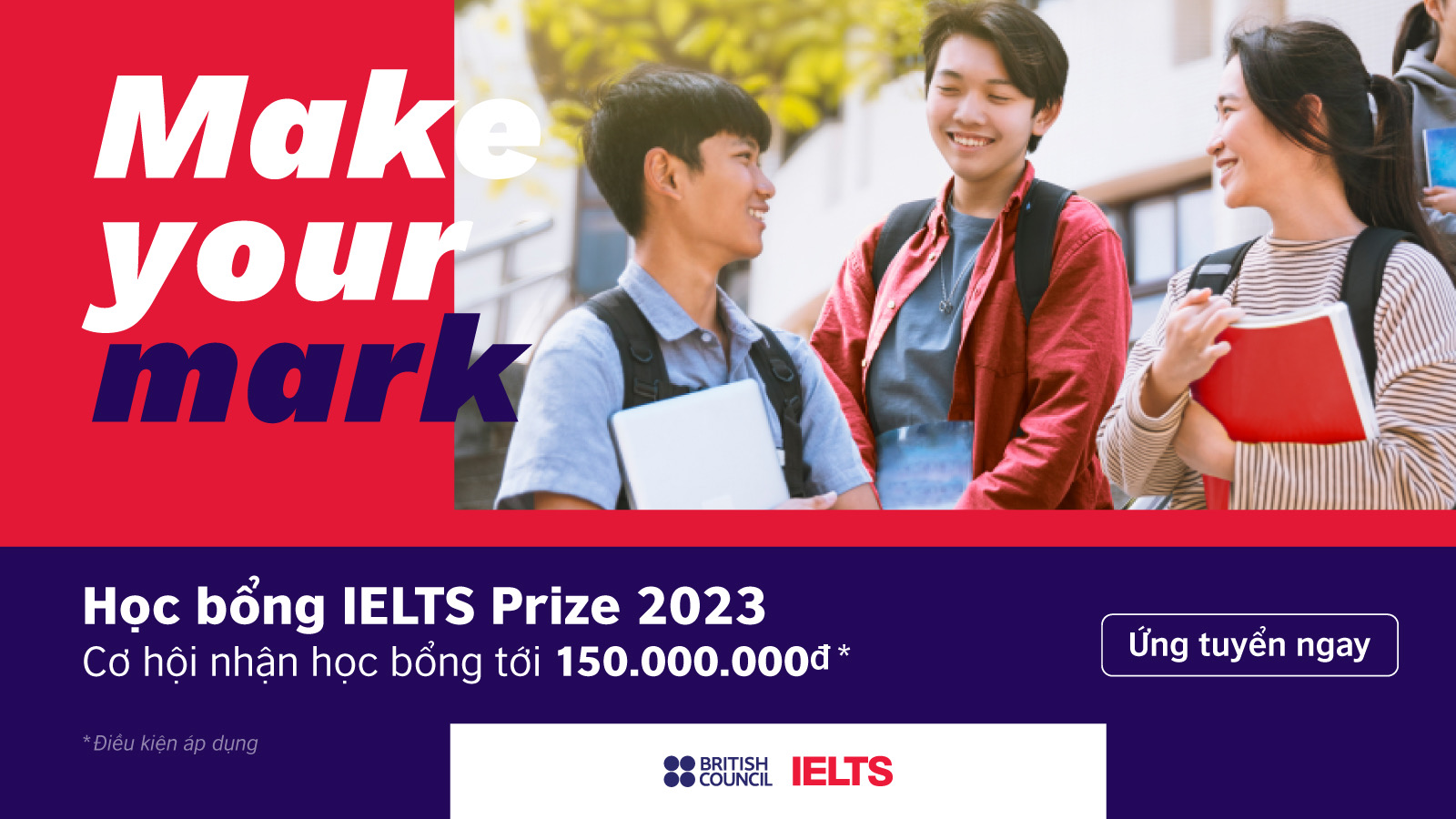 Trao học bổng lên đến trăm triệu đồng cho ứng viên từ 5.5 IELTS