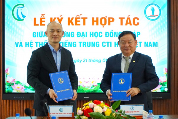 Trường ĐH Đồng Tháp khai trương Trung tâm đào tạo tiếng Trung và khảo thí HSK ĐBSCL Trường ĐH Đồng Tháp khai trương Trung tâm đào tạo tiếng Trung và khảo thí HSK ĐBSCL