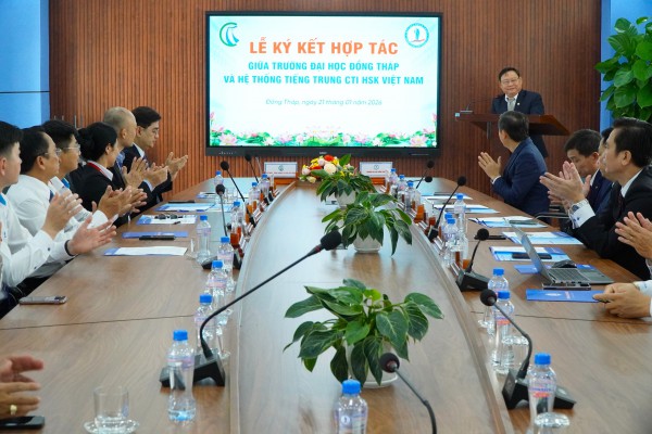 Trường ĐH Đồng Tháp khai trương Trung tâm đào tạo tiếng Trung và khảo thí HSK ĐBSCL Trường ĐH Đồng Tháp khai trương Trung tâm đào tạo tiếng Trung và khảo thí HSK ĐBSCL