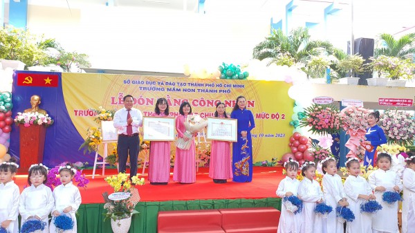 Trường mầm non rộng gần 10.000 mét vuông giữa TP.HCM đón tin vui lớn