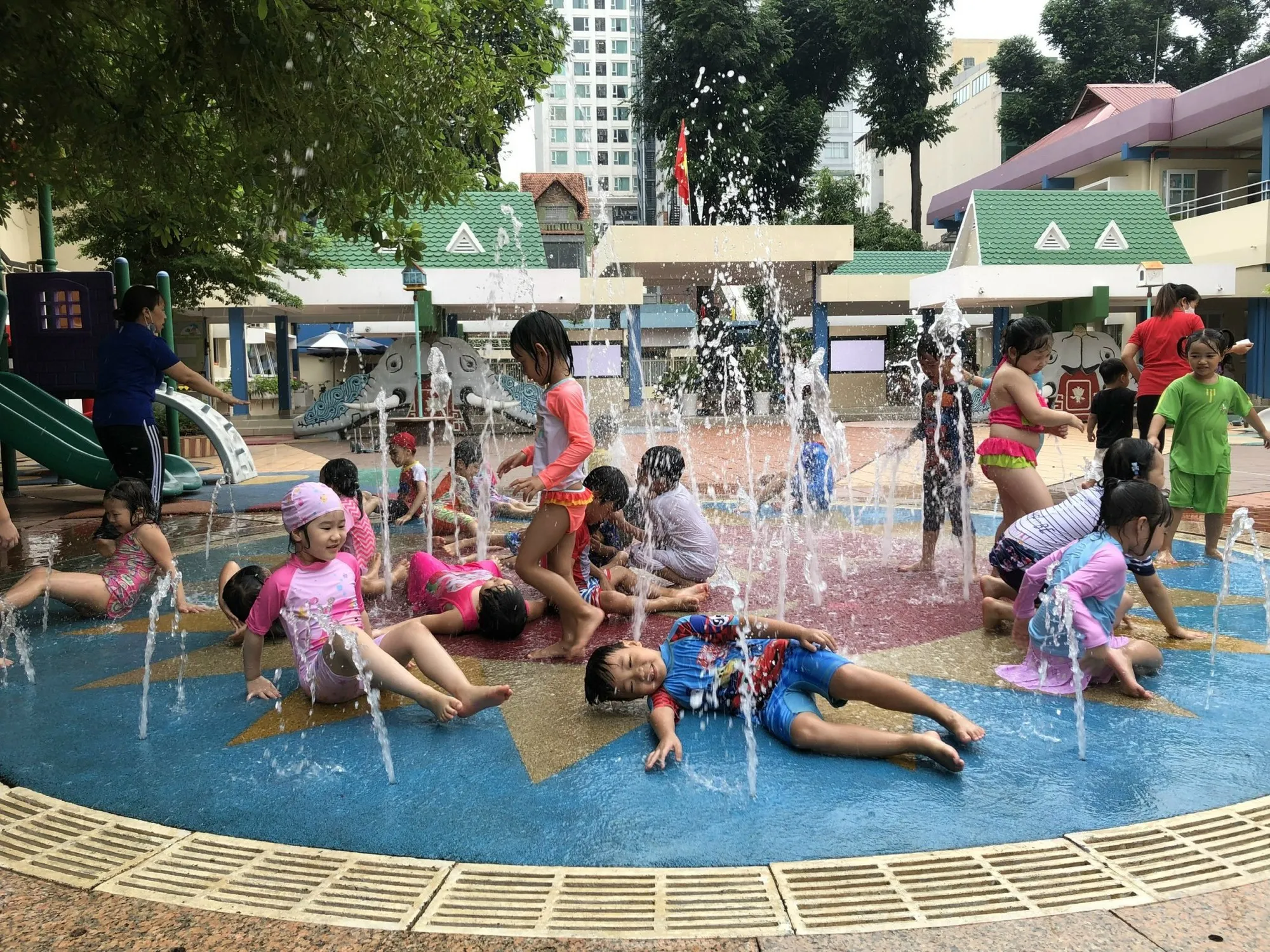 Trường mầm non rộng gần 10.000 mét vuông giữa TP.HCM đón tin vui lớn