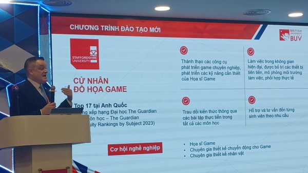 Từ 2024 Trường BUV tuyển sinh thêm 7 ngành mới, do đại học ở Anh cấp bằng