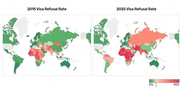 Tỷ lệ trượt visa du học Mỹ cao nhất 10 năm