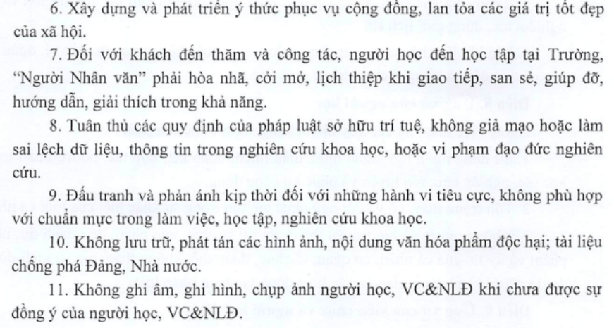 Vì sao trường ĐH không cho ghi âm, ghi hình, chụp ảnh khi chưa được đồng ý?