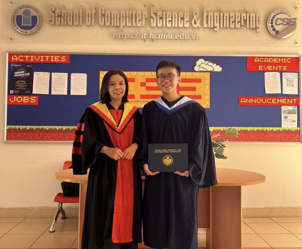 Vừa tốt nghiệp ở Việt Nam, nhận học bổng tiến sĩ khoa học máy tính tại Mỹ
