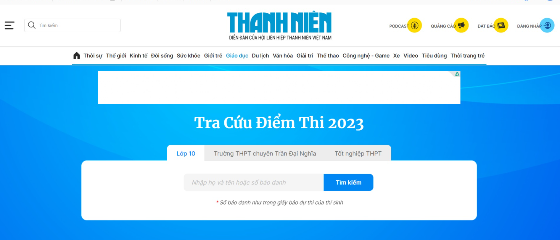 Đã có điểm thi tốt nghiệp THPT 2023, thí sinh TP.HCM xem tại đây Đã có điểm thi tốt nghiệp THPT 2023, thí sinh TP.HCM xem tại đây