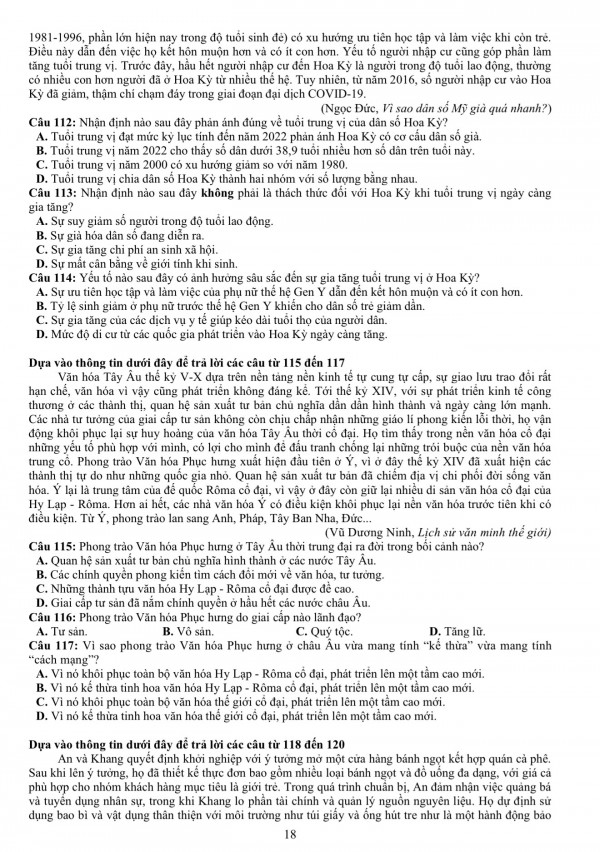 Đề thi mẫu đánh giá năng lực ĐH Quốc gia TP.HCM năm 2026
