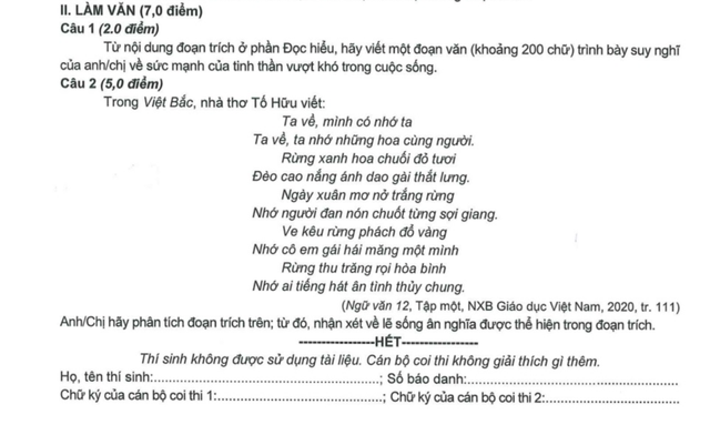 Đề thi tốt nghiệp THPT môn ngữ văn cần thay đổi thế nào từ năm 2025?