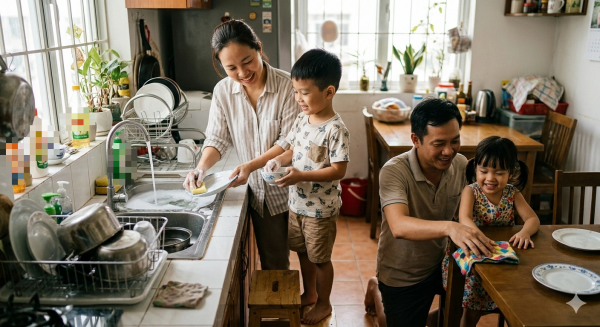 Đừng để con giỏi chữ, kém việc nhà