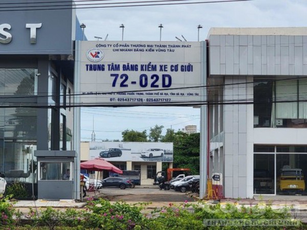 Bà Rịa – Vũng Tàu: Tạm đình chỉ hoạt động Trung tâm đăng kiểm 72-02D