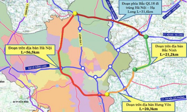 Bàn giao 100% mặt bằng cho dự án Vành đai 4 trước 31/12/2023