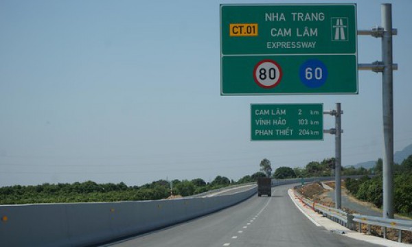 Chính thức khai thác cao tốc Nha Trang - Cam Lâm và Vĩnh Hảo - Phan Thiết vào ngày 19/5