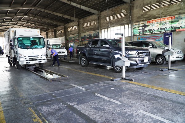 Có 230 trung tâm đăng kiểm đang hoạt động trên toàn quốc