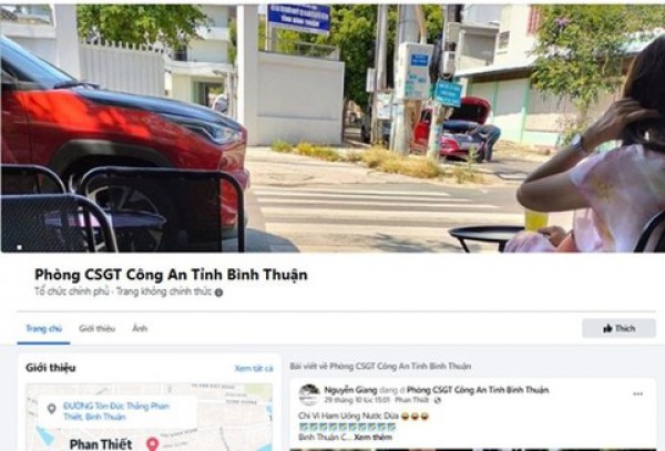 Công an tỉnh Bình Thuận: Cảnh báo tài khoản Facebook mạo danh Phòng CSGT