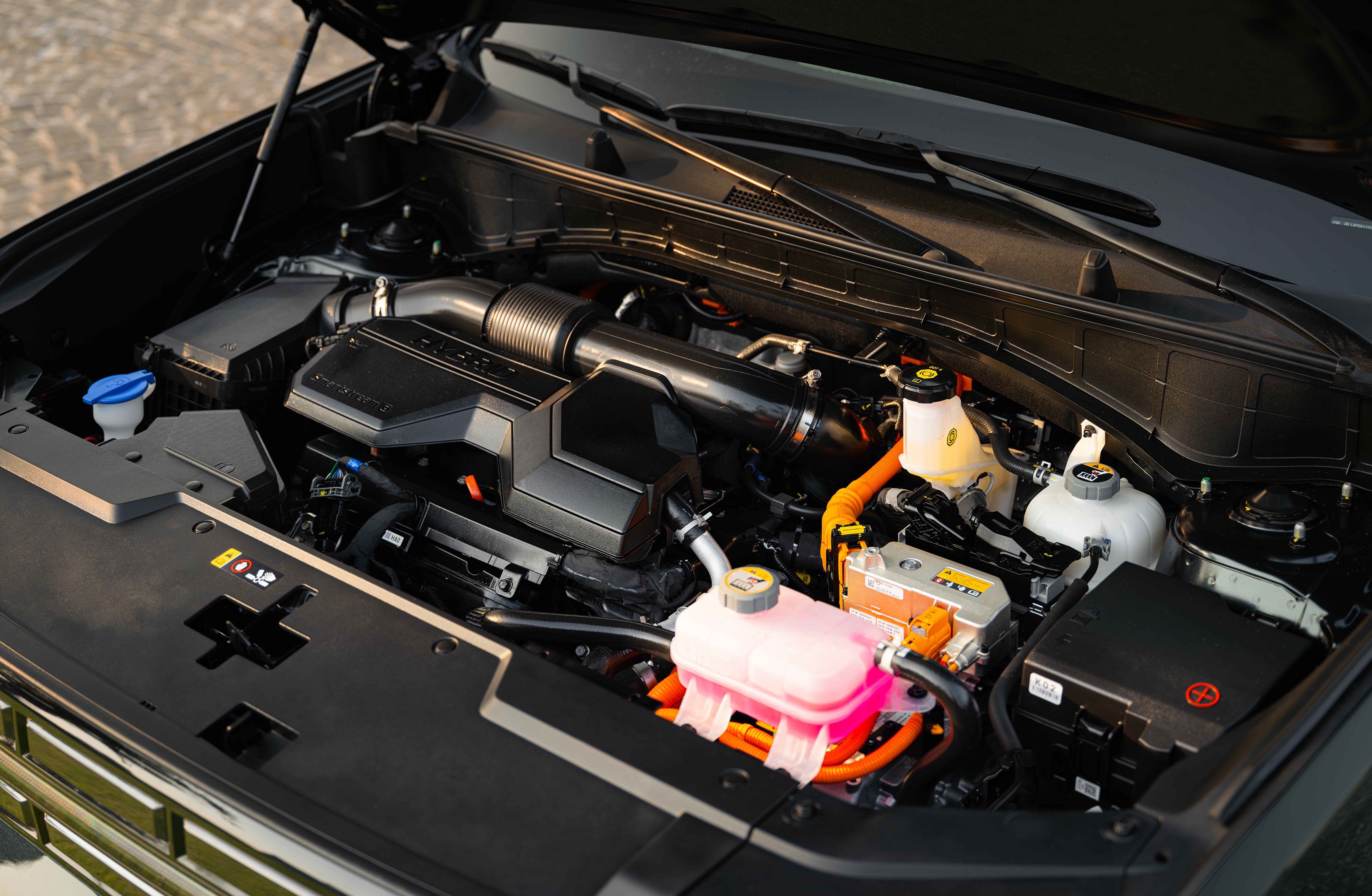 Hyundai SantaFe hybrid có mức tiêu thụ nhiên liệu ra sao