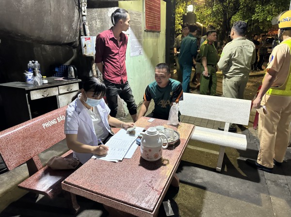 Kiểm tra tài xế tại chợ đầu mối Thủ Đức, phát hiện 3 trường hợp dương tính ma túy