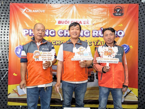 Lalamove tăng cường nâng cao kiến thức phòng, chống rủi ro cho các đối tác tài xế Lalamove tăng cường nâng cao kiến thức phòng, chống rủi ro cho các đối tác tài xế