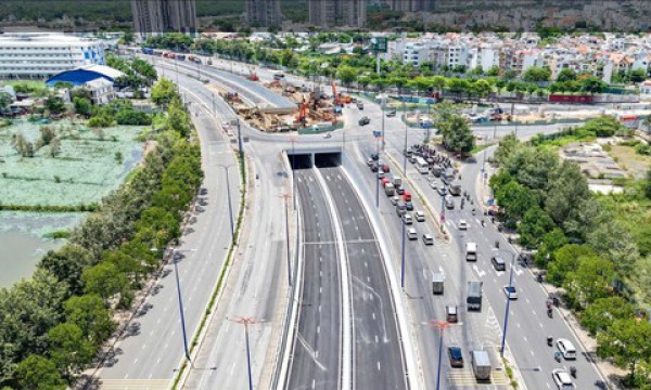 TPHCM: Thông xe nhánh hầm chui nút giao An Phú, giảm ùn tắc cửa ngõ phía Đông