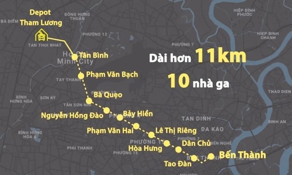 TPHCM: Tuyến Metro số 2 trị giá 57.000 tỷ đồng sẽ được khởi công đầu năm 2026 TPHCM: Tuyến Metro số 2 trị giá 57.000 tỷ đồng sẽ được khởi công đầu năm 2026