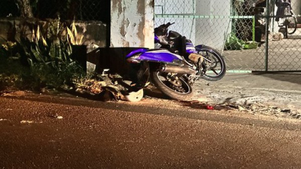 Thanh niên bị TNGT tử vong khi còn cách nhà khoảng 300 mét