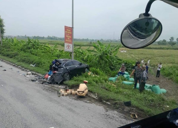 Thông tin vụ CSGT bị xe đầu kéo đâm tử vong trên QL 21A (Hà Nam)