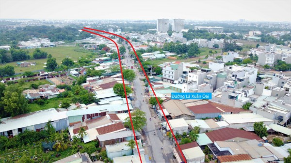 Toàn cảnh dự án mở rộng đường Lã Xuân Oai(TP Thủ Đức), đoạn từ đường Lò Lu - Nguyễn Duy Trinh