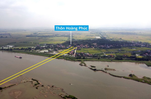 Vị trí quy hoạch xây cầu vượt sông Cầu trên tuyến cao tốc Nội Bài - Hạ Long nối Bắc Ninh - Bắc Giang