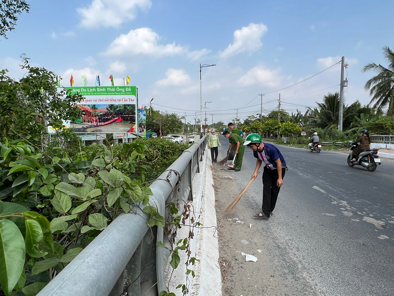 Cần Thơ: Hội Nông dân xã Mỹ Khánh phát huy vai trò trong công tác bảo vệ môi trường