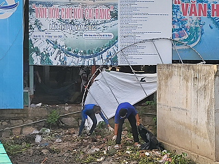 Cần Thơ : Lễ ra quân vệ sinh môi trường chợ nổi Cái Răng.