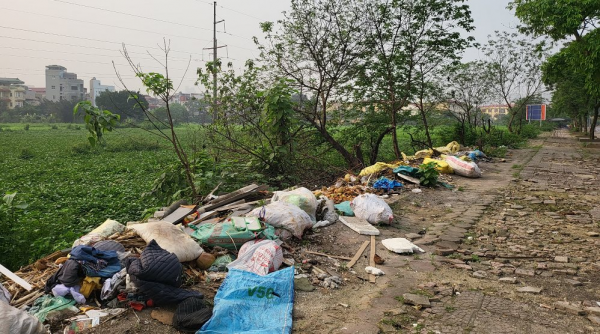 Hà Nội: Rác thải bừa bãi trên tuyến phố Phúc La