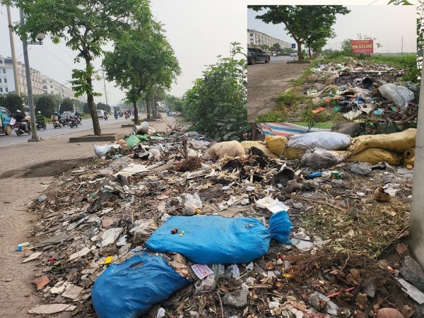 Hà Nội: Rác thải bừa bãi trên tuyến phố Phúc La