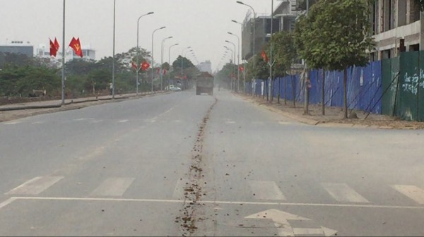 Phú Thị, Gia Lâm: Dùng chất thải xây dựng để san lấp 20.126 m2 đất nông nghiệp.