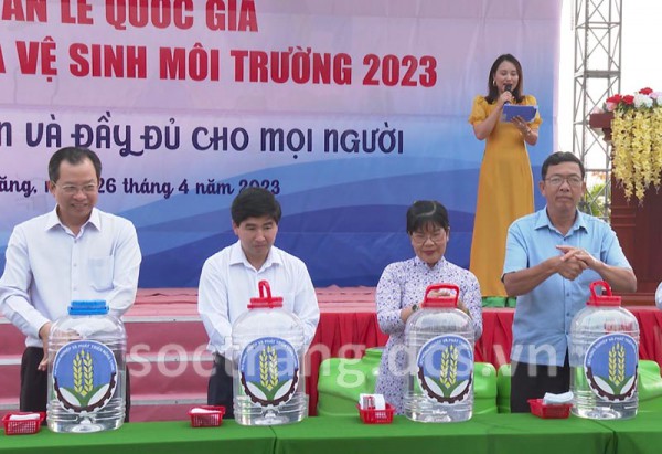 Sóc Trăng phát động Tuần lễ Quốc gia nước sạch và môi trường năm 2023