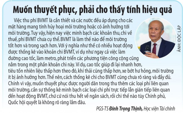 Thu phí khí thải từ nhà sản xuất: Cần bảo đảm minh bạch và hiệu quả