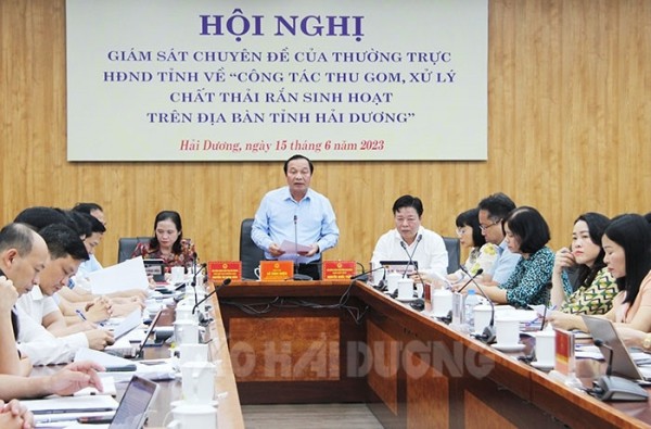 Tỉnh Hải Dương tổ chức hội nghị về công tác thu gom, xử lý chất thải rắn sinh hoạt