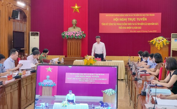 Yên Bái tổ chức Hội nghị trực tuyến tổng kết công tác phòng chống thiên tai và tìm kiếm cứu nạn Yên Bái tổ chức Hội nghị trực tuyến tổng kết công tác phòng chống thiên tai và tìm kiếm cứu nạn