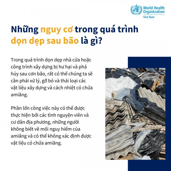 Infographic: Lưu ý về đảm bảo an toàn trong quá trình dọn dẹp sau bão