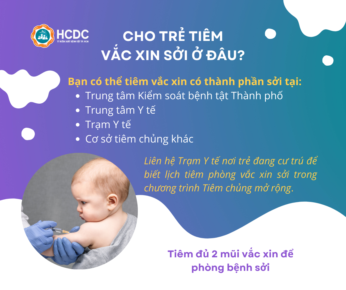 Infographic: Tiêm vaccine sởi ngay khi trẻ đủ 9 tháng tuổi