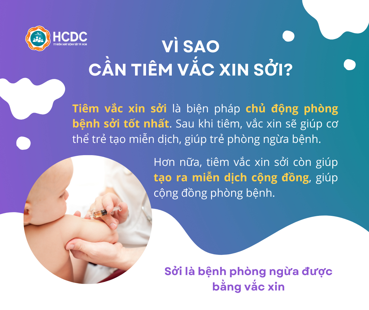 Infographic: Tiêm vaccine sởi ngay khi trẻ đủ 9 tháng tuổi