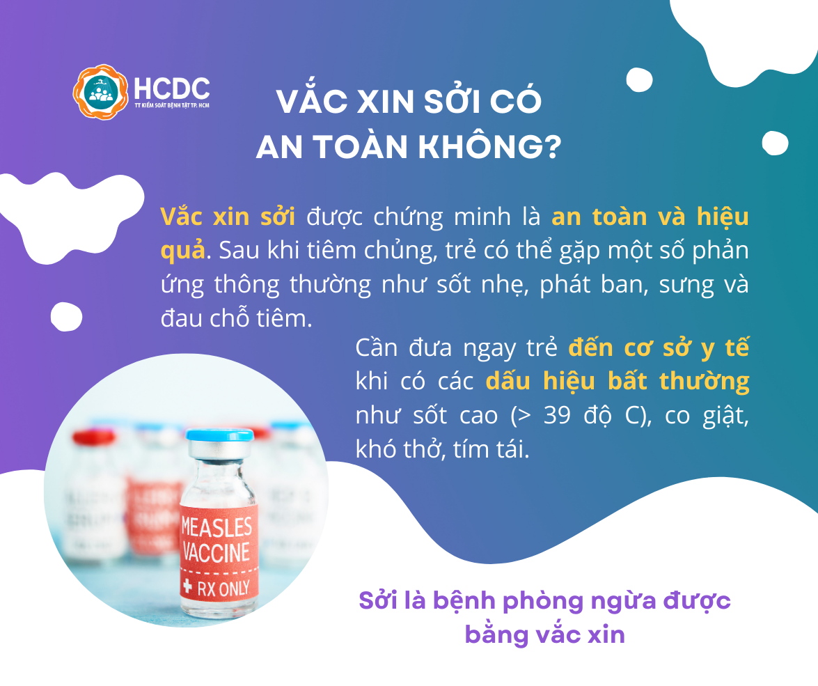 Infographic: Tiêm vaccine sởi ngay khi trẻ đủ 9 tháng tuổi