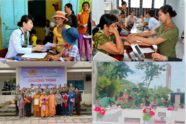 Những chiến sĩ Công an Bình Thuận với trái tim lương y