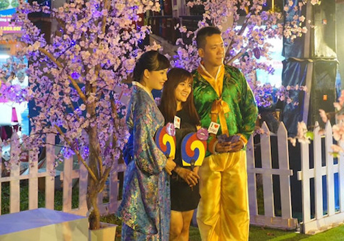 Gian hàng của Tugo tại Hội chợ Du lịch TP HCM năm 2019 sẽ lấy cảm hứng trang trí từ hoa anh đào.