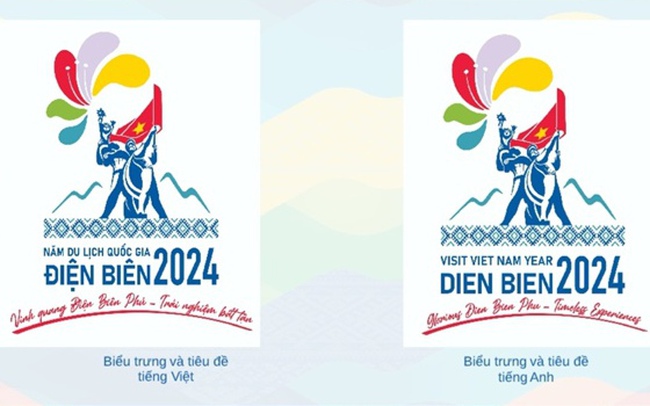 Ấn tượng bộ nhận diện thương hiệu Năm Du lịch quốc gia - Điện Biên 2024